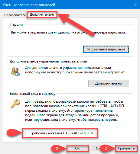 Методы входа в систему