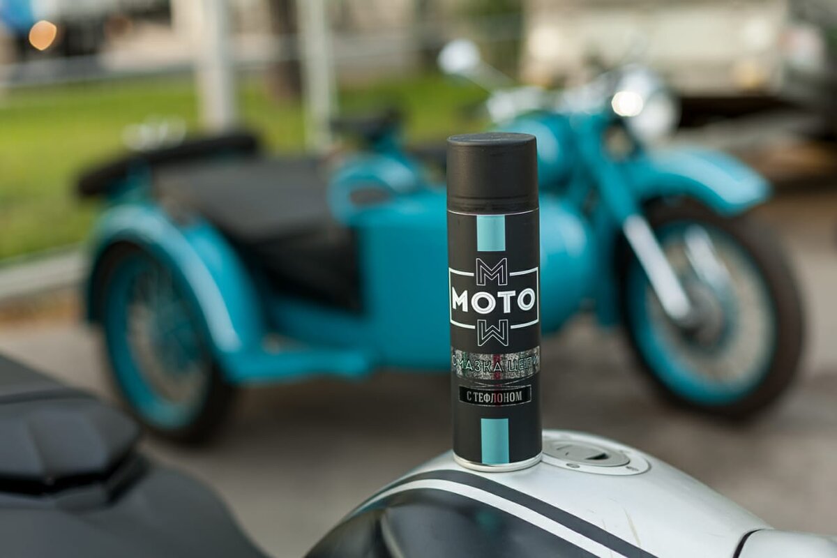 смазка для цепи мотоцикла с тефлоном MW MOTO