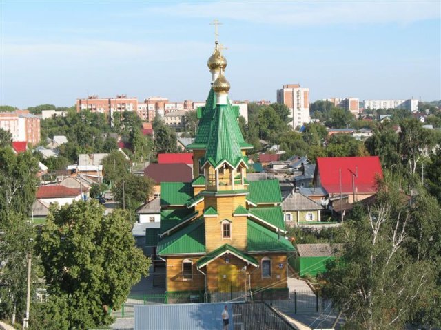 Фото из Интернета. Сретенский храм. Бердск. Новосибирская область.