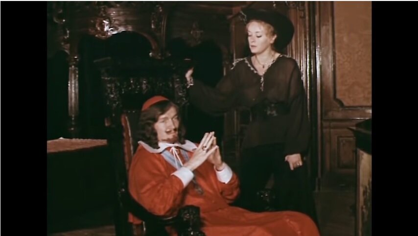 Кадр из фильма "Д'Артаньян и три мушкетера", 1978 г. 