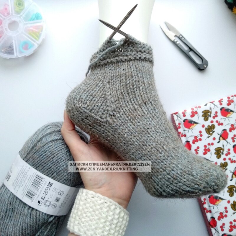 Особенности вязания носков