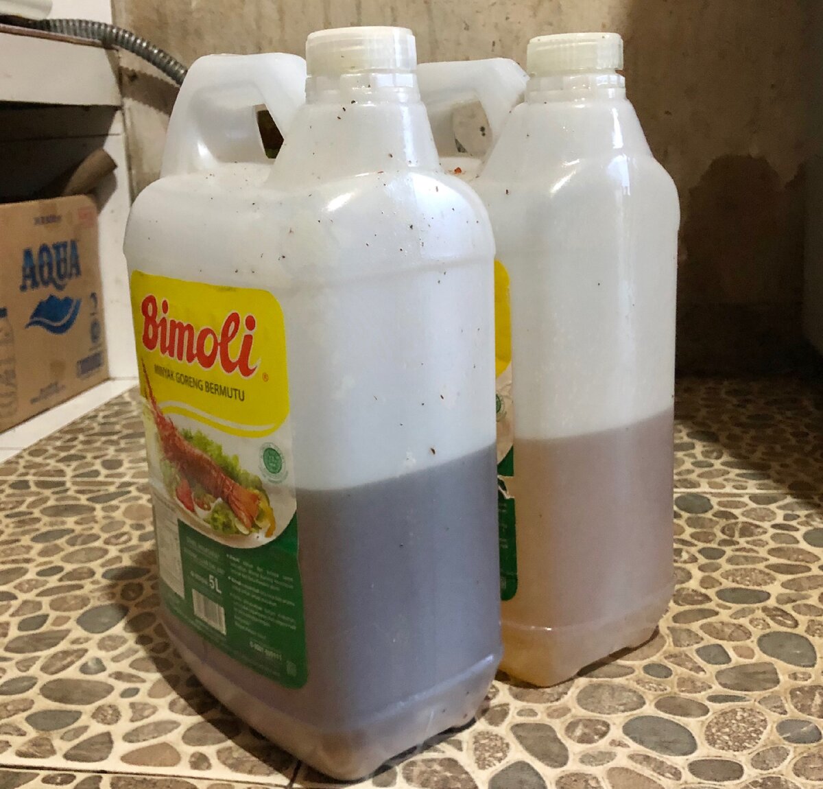 Угадайте где новое масло, а где б/у