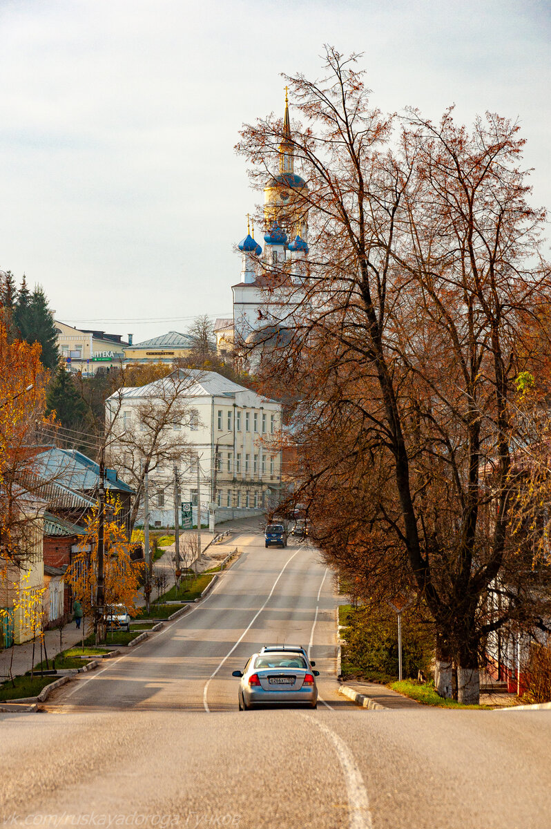 Вид с ул. Борисоглебской (сейчас Коммунистическая) на Благовещенский собор
