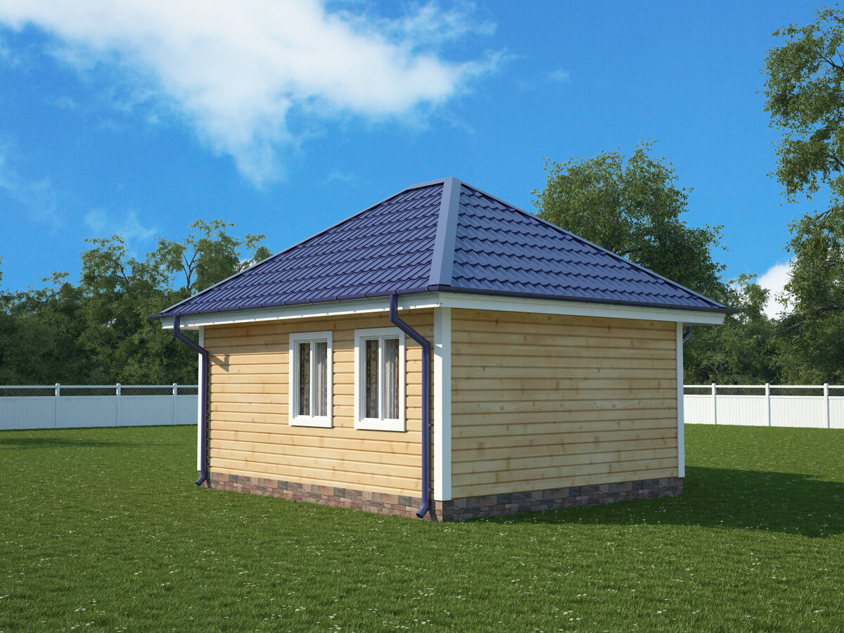 ПРОЕКТ РКД-208, задняя часть бани