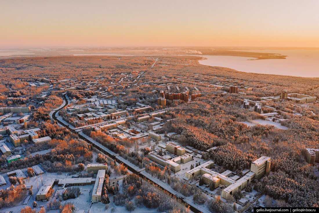 Академгородок морской проспект зима