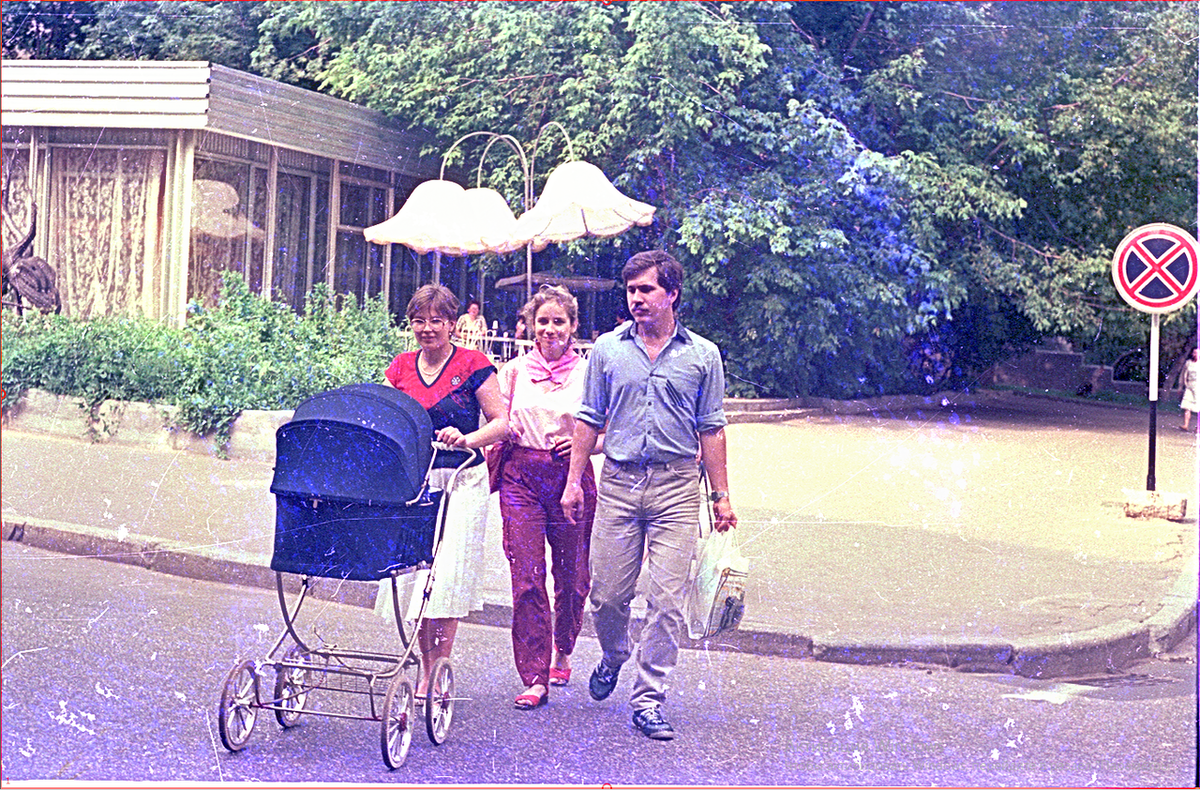 Фото кафе, 1986 год