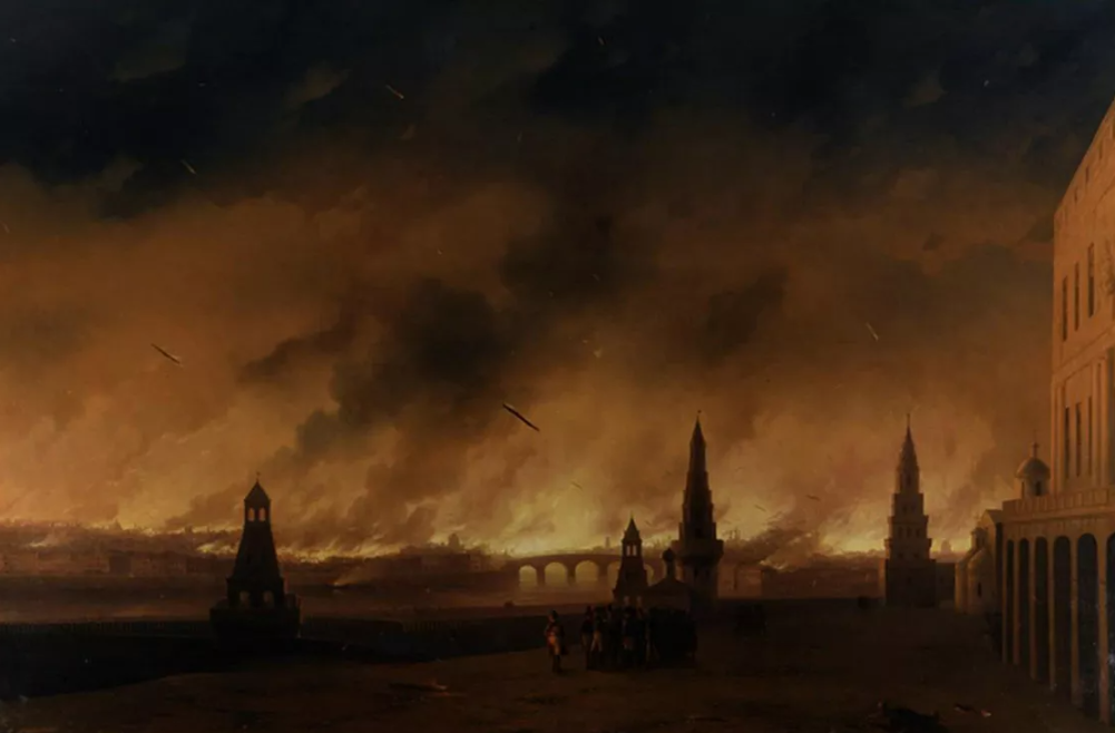 Иван Айвазовский. «Пожар Москвы в 1812 году», 1851 / ria.ru