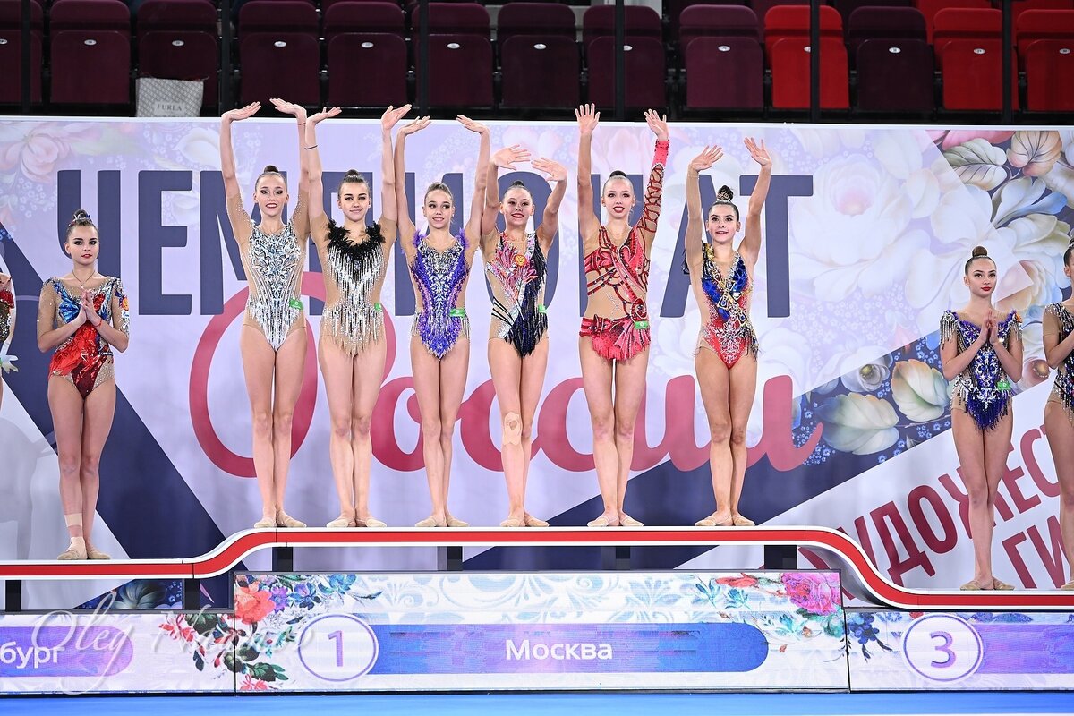 Чемпионат России 2020, Арина Аверина, Мария Победушкина, Карина Кузнецова, Анастасия Гузенкова, Дарья Трубникова, Мария Сергеева, Лала Крамаренко, Полина Орлова, фото Олег Наумов