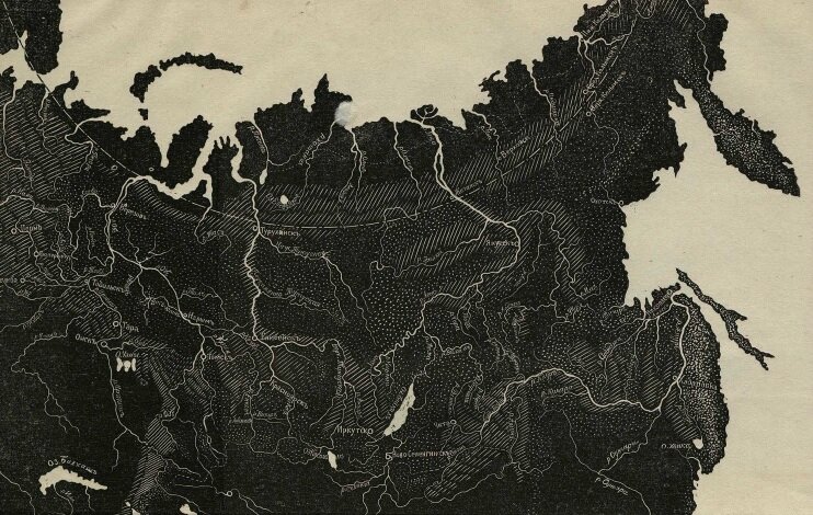 Ареал обитания соболя, иллюстрация из книги «Соболь и соболиный промысел», Сабанеев Л.П. / Public Domain