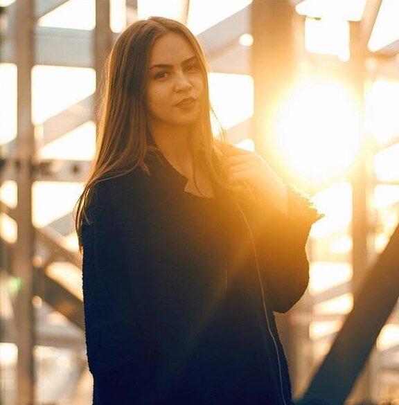 В парке "Зарядье" на фотосессии