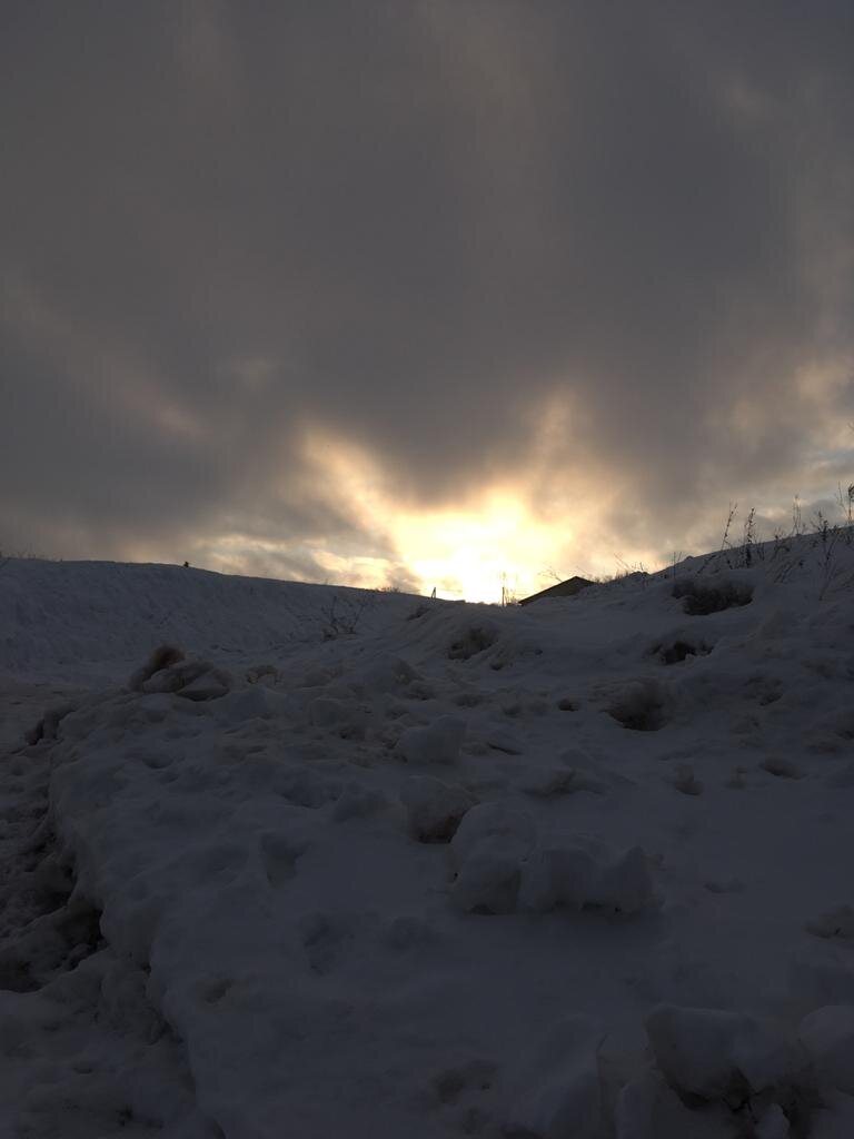 Закат, село Кирюшкино, из личного архива.