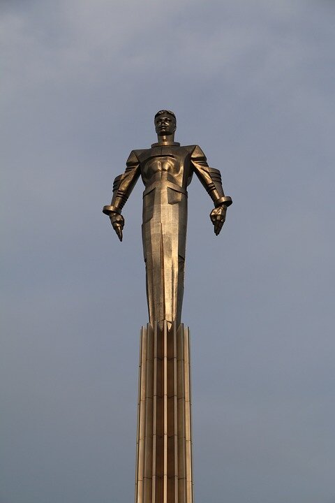 Памятник Ю.А. Гагарину в Москве. Фото из открытых источников.
