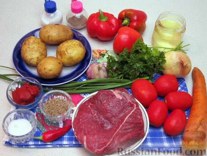 Подготавливаем необходимые продукты.