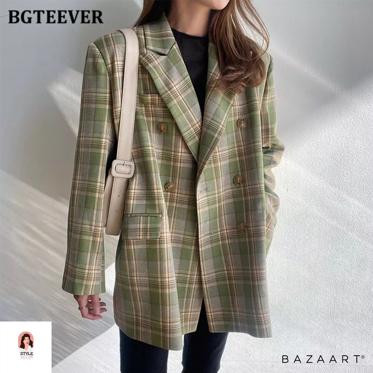 Клетчатый пиджак.