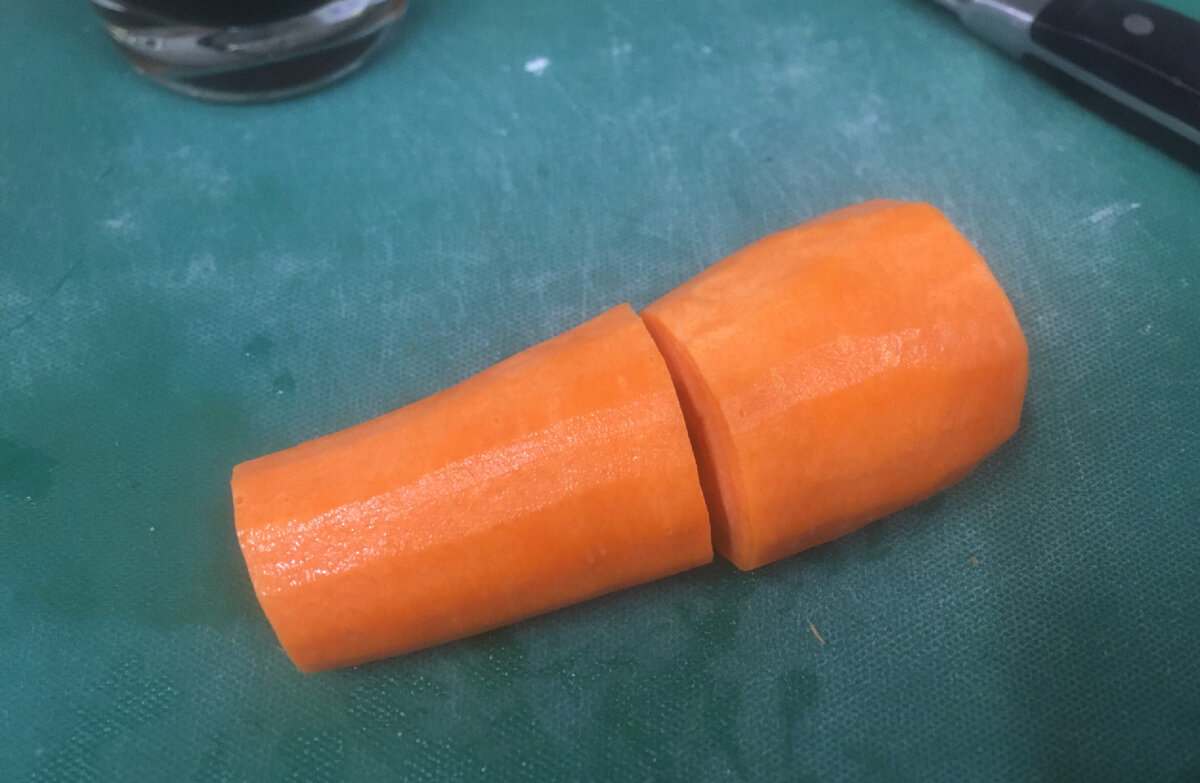 Вырезка из моркови