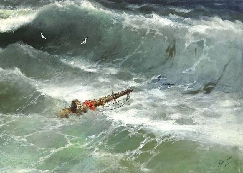 Фрагмент картины из Ярославского музея. 