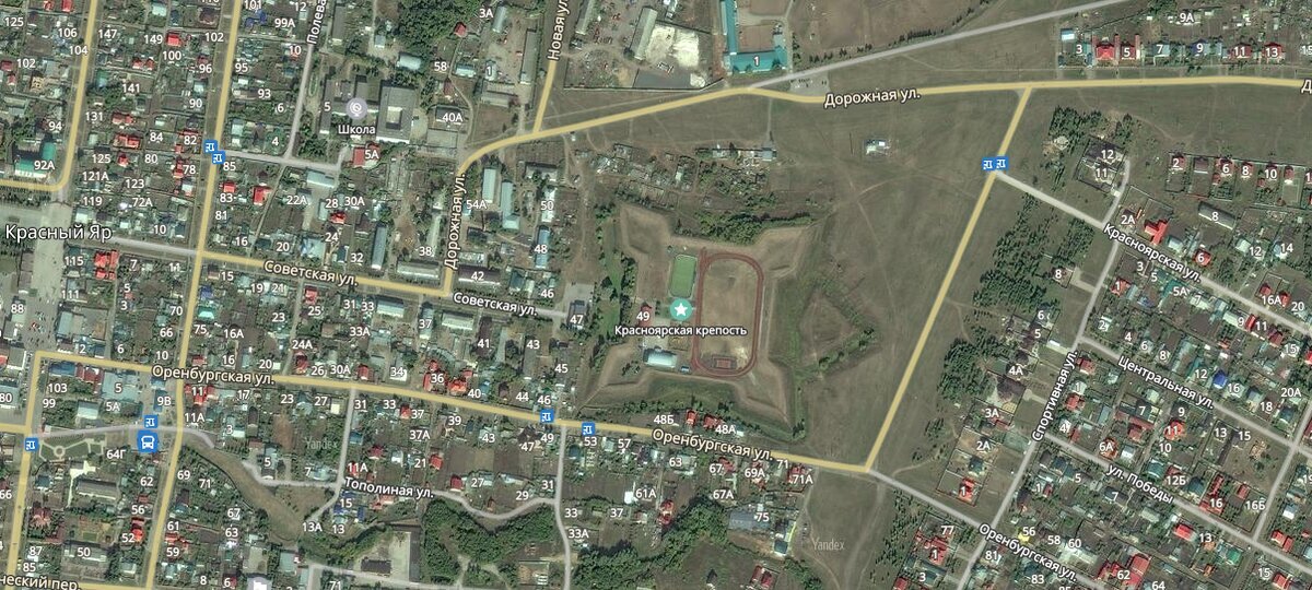 Карта красный яр самарская область