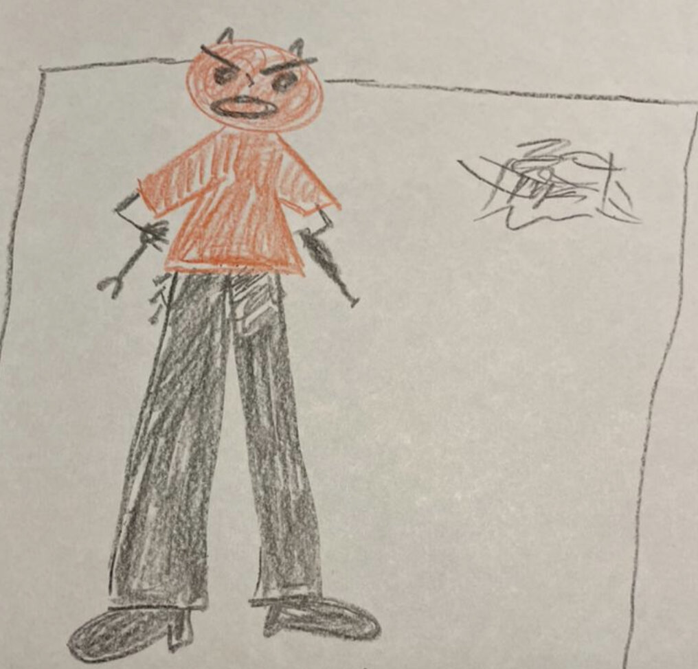 Я почему-то сомневалась, стоит ли использовать свой рисунок, но какая разница. Это просто каракули.