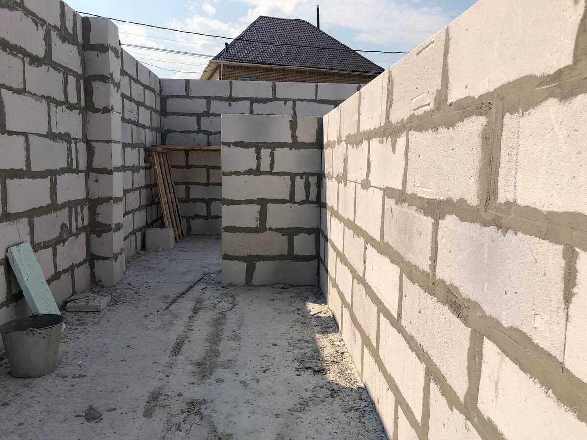 Строительство дома из пенобетонных блоков