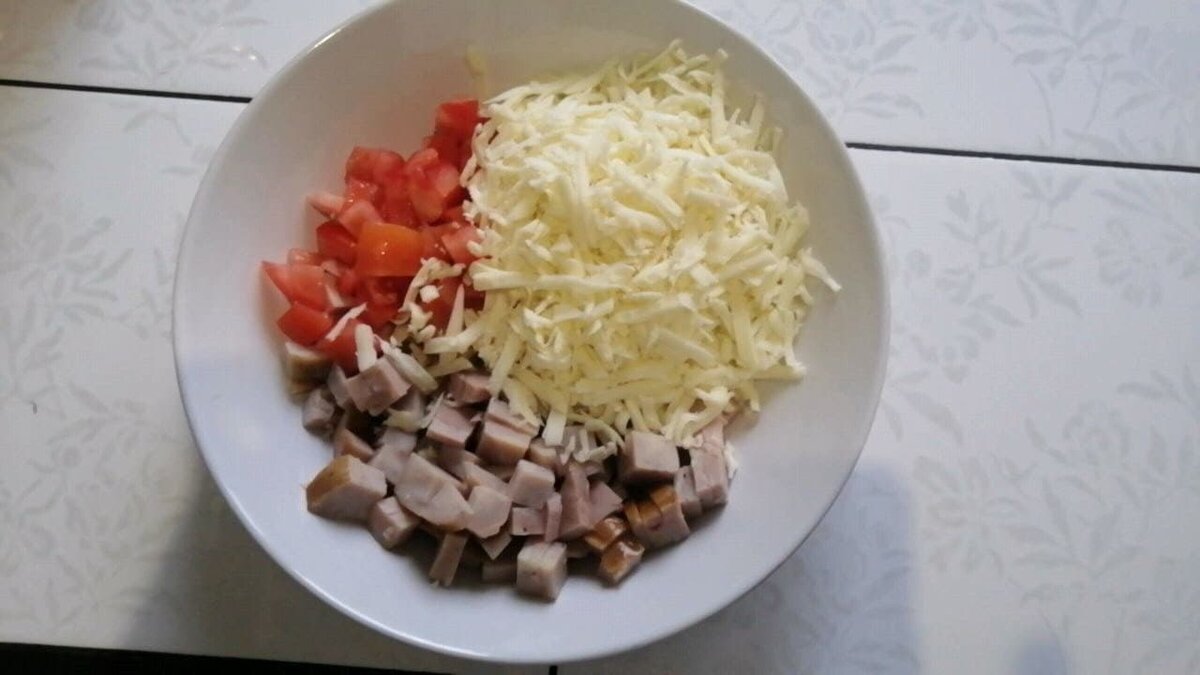 фото, на котором показана заготовленная начинка