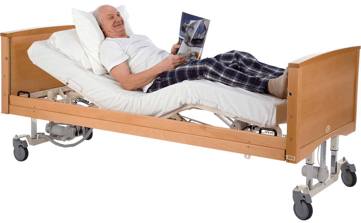 Если есть возможность поднять ножной отдел кровати