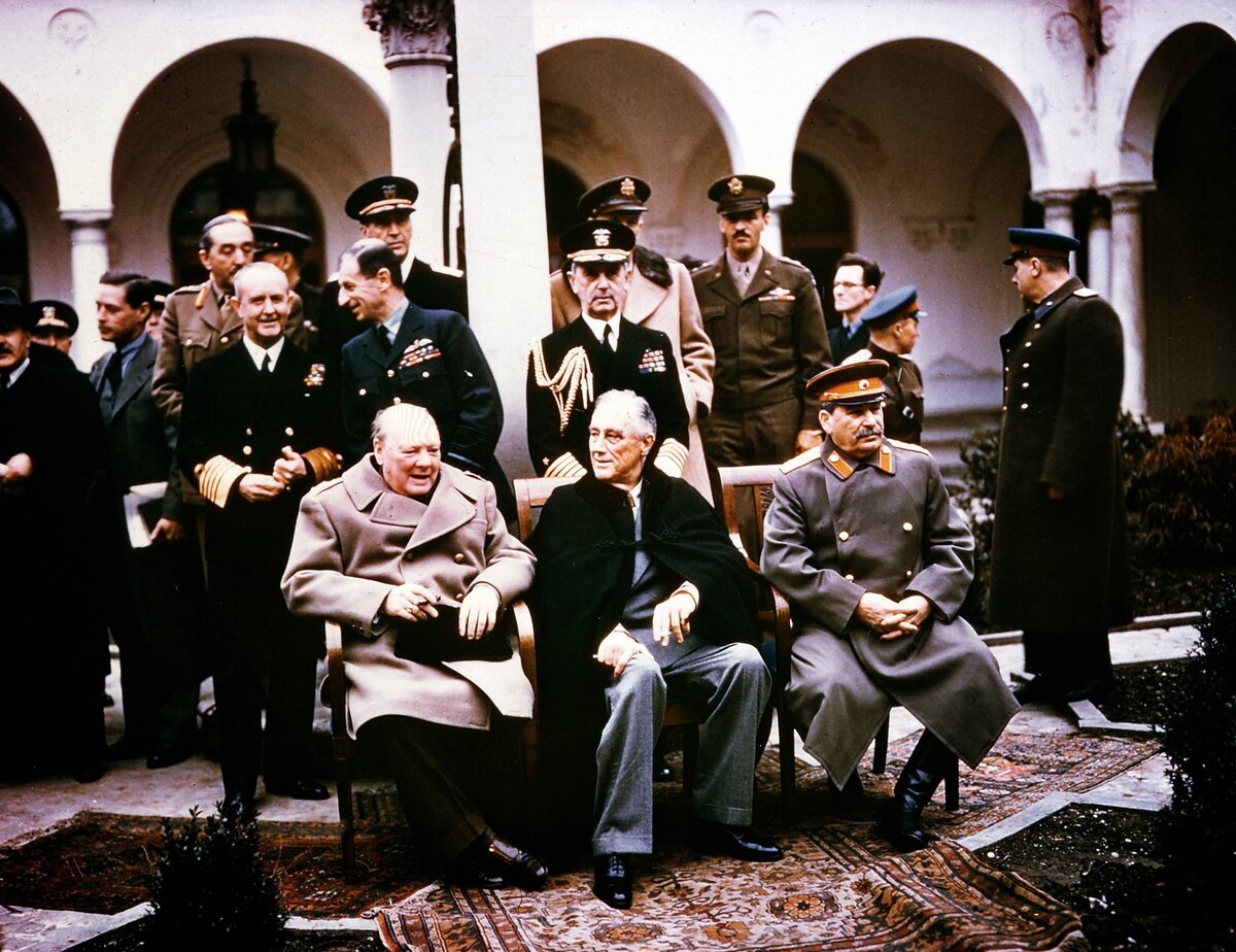 Ялтинская Конференция 1945 год.