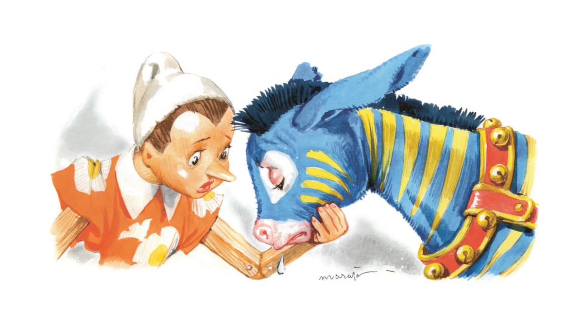 Сказка Коллоди, иллюстрации Либико Марайя