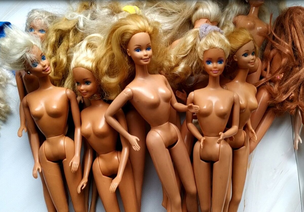 Часть кукол, которых я получила в подарок от Галины из США. Всё это куклы на молде SuperStar.