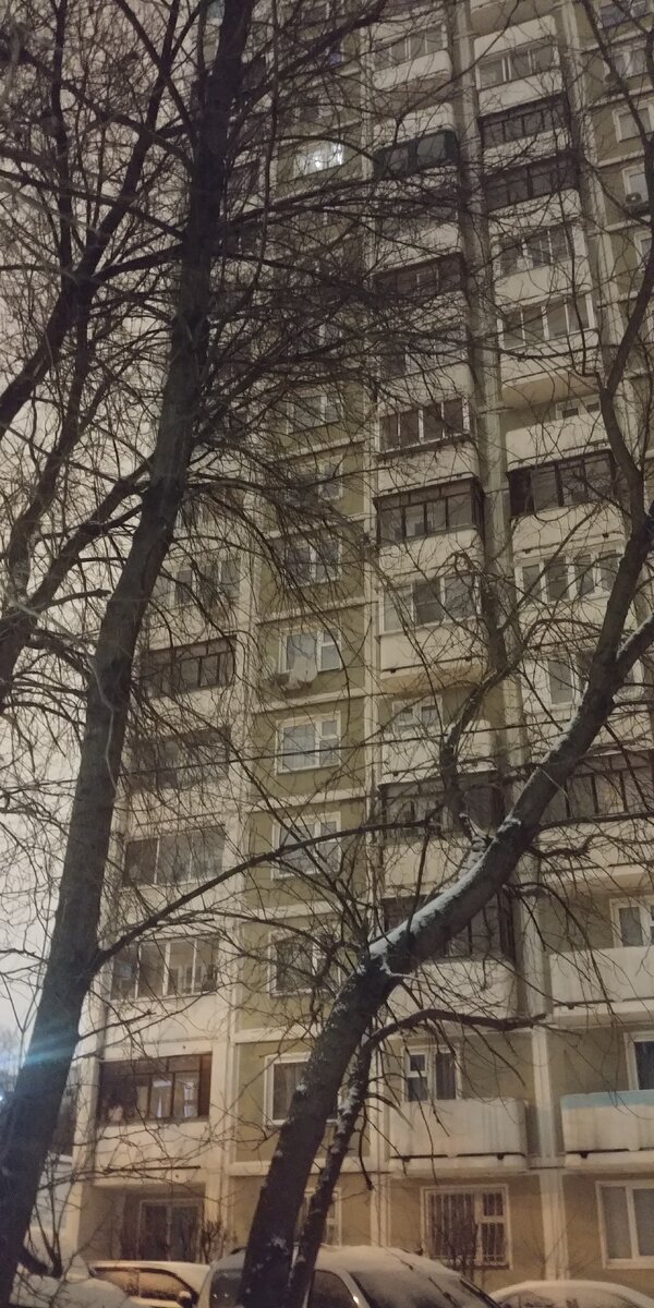 Светится единственное окно.