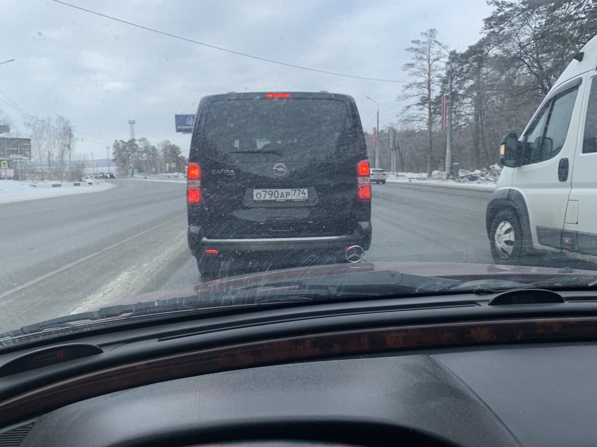 вот такое дерьмо. А вечером с встречными фарами вообще капец на трассе.