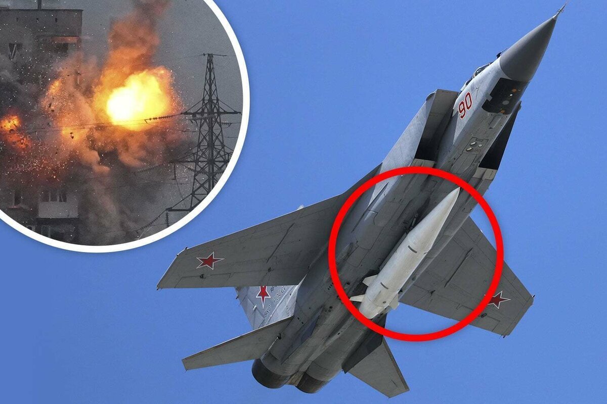 Это и есть ракета комплекса "Кинжал"