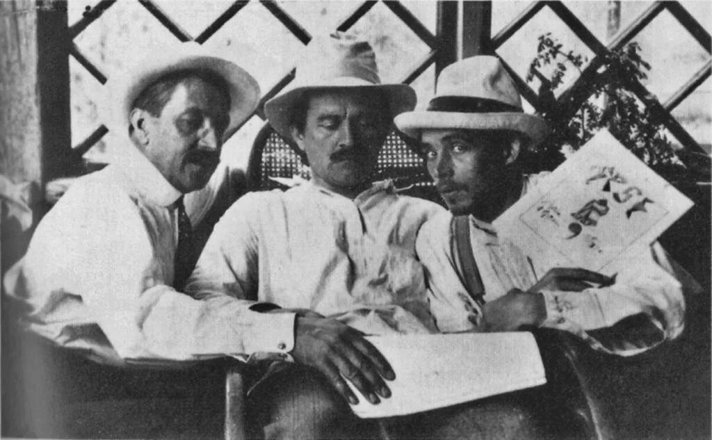 М. Матюшин, К. Малевич, А. Крученых, 18.07.1913.