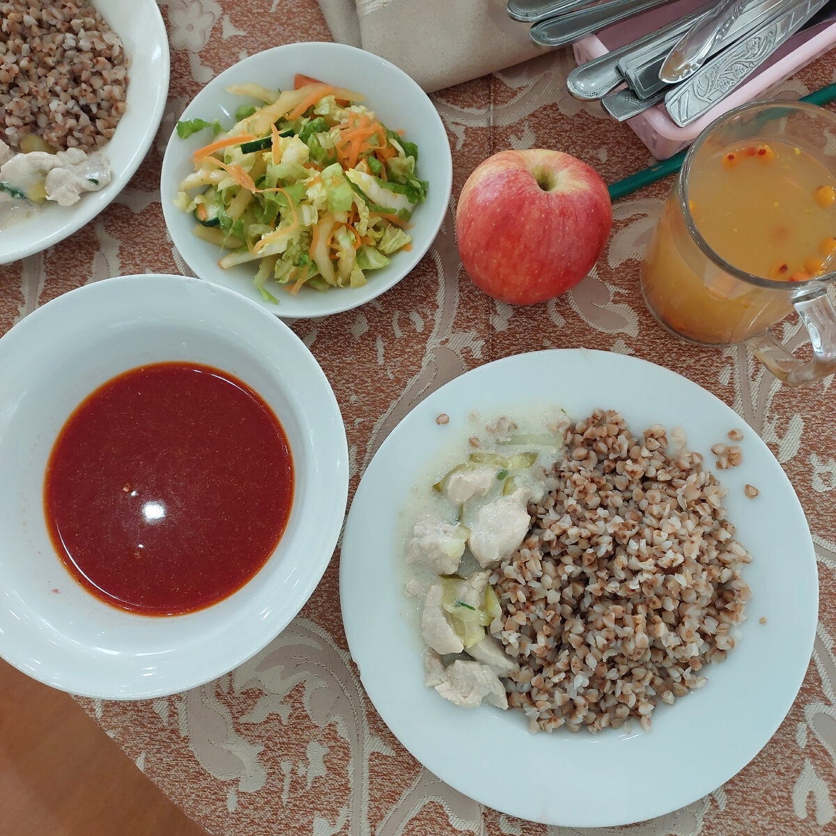 меню одного дня