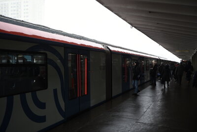    Ситуация на «фиолетовой» ветке метро Москвы после закрытия трех станций ©Николай Корешков РИАМО