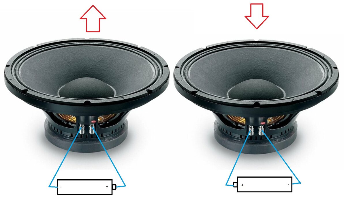 Полярность динамиков. Полярность на динамиках в машине. Полярность динамиков как определить. Как узнать полярность динамика.