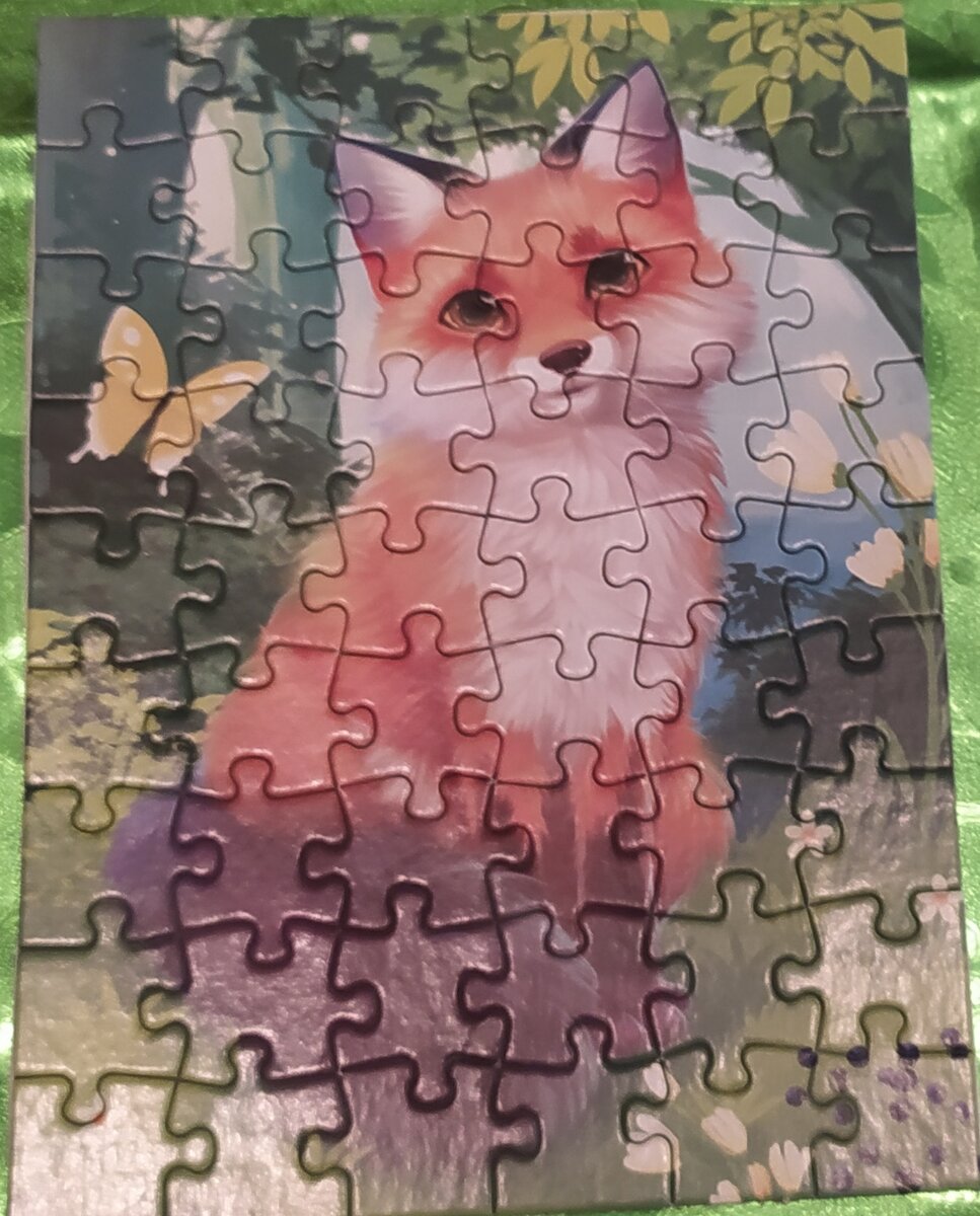 Вот такая вот маленькая лисичка получилась