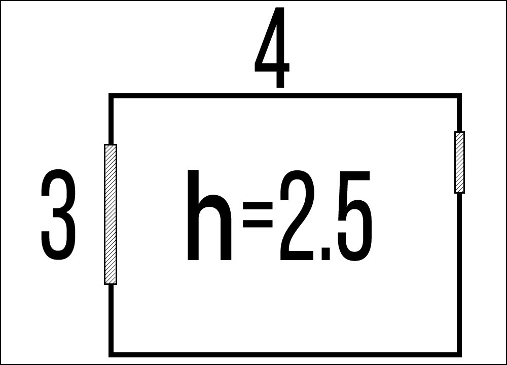 Схема комнаты