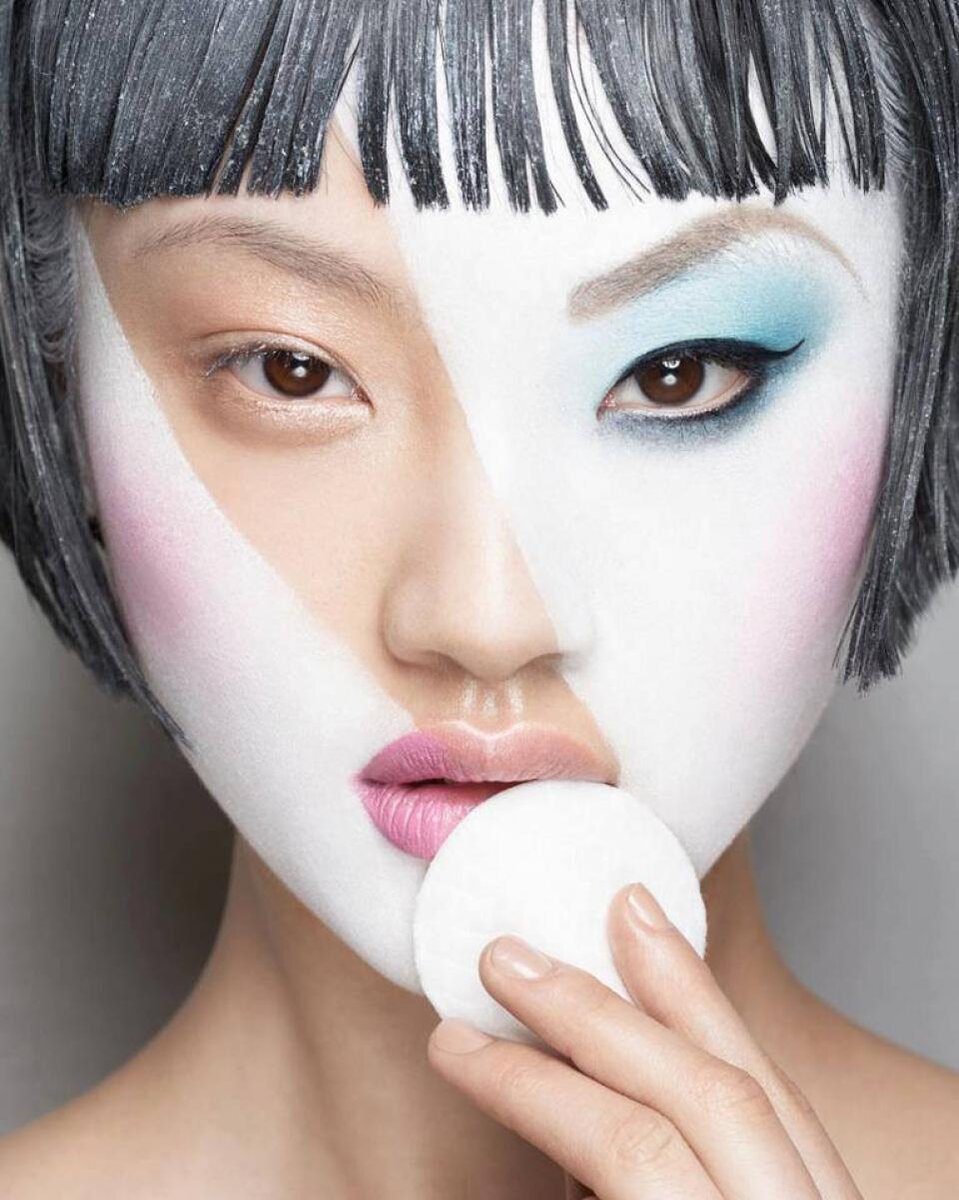 Креативный японский макияж