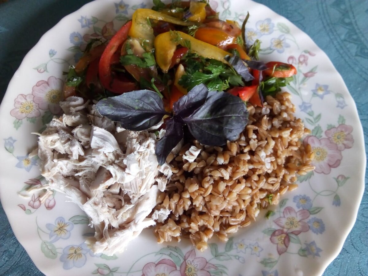 Блюдо, сформированное по принципу "тарелки"