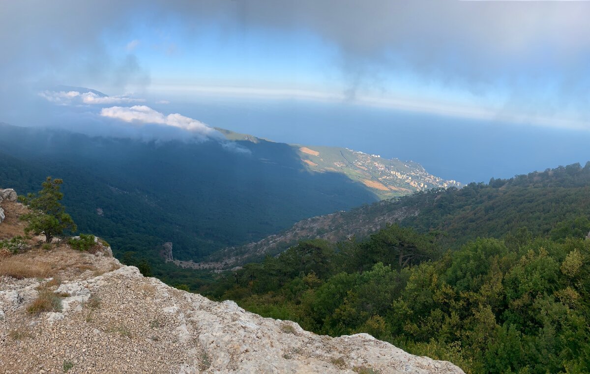 Вид на Алупку