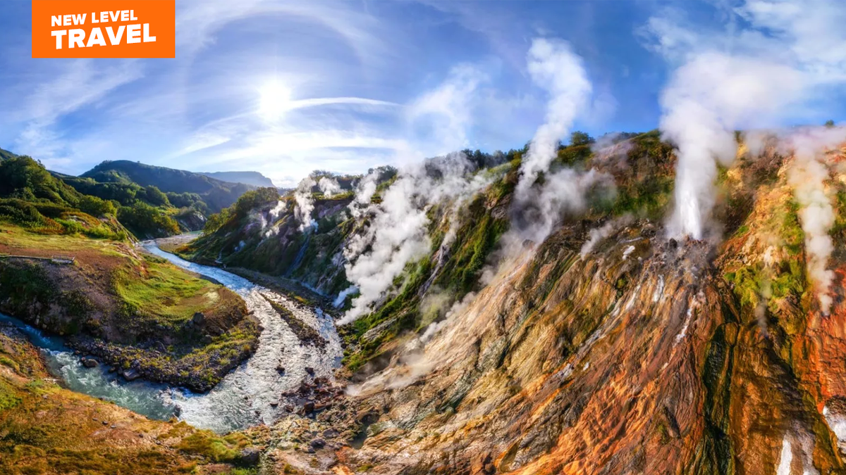 Фото долины гейзеров на полуострове Камчатка