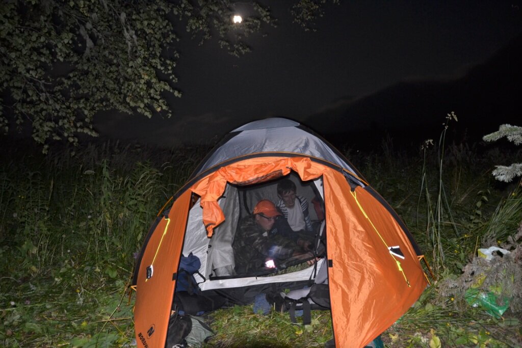 В экспедиции