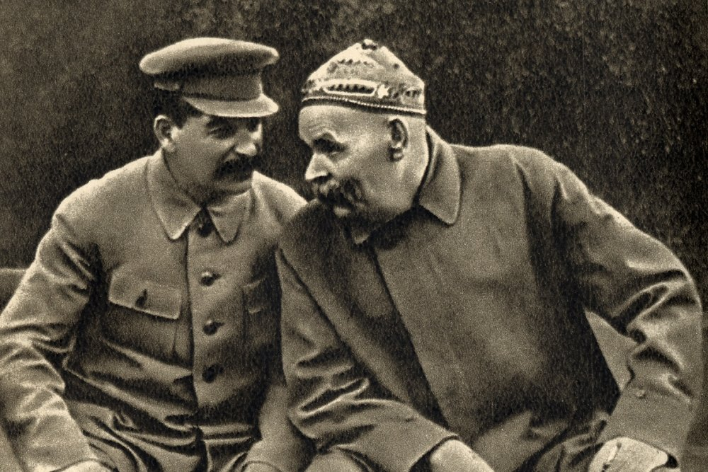 Сталин Иосиф Виссарионович и Ленин.