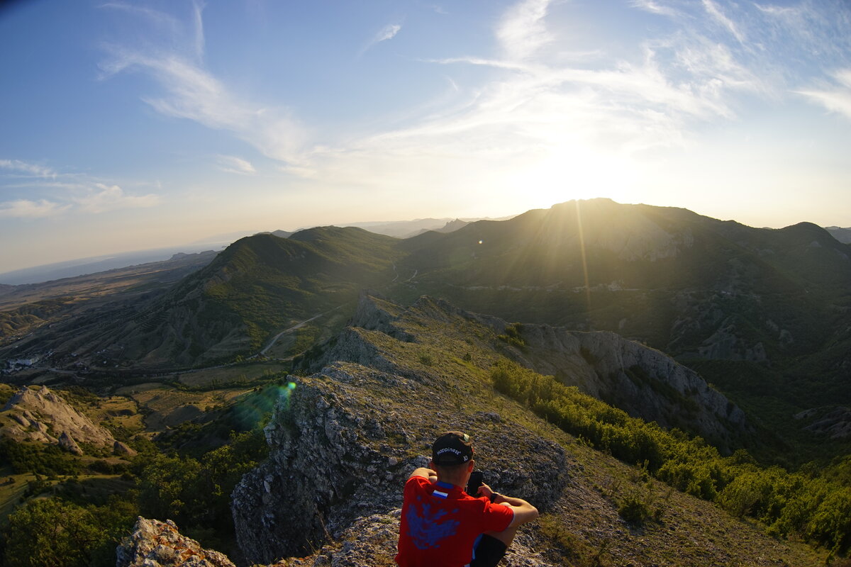 Тренировочный сбор в Крыму , лето 2018. Горы близь «солнечной долины»