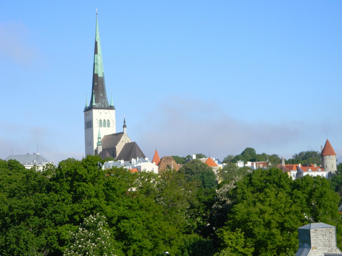 Таллиннн с горки