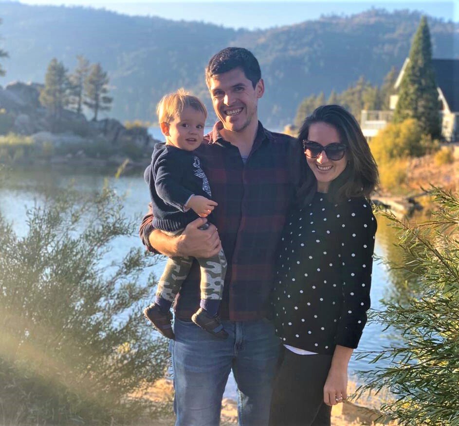 Наша семья в октябре 2019 года в Биг-Беар, Калифорния