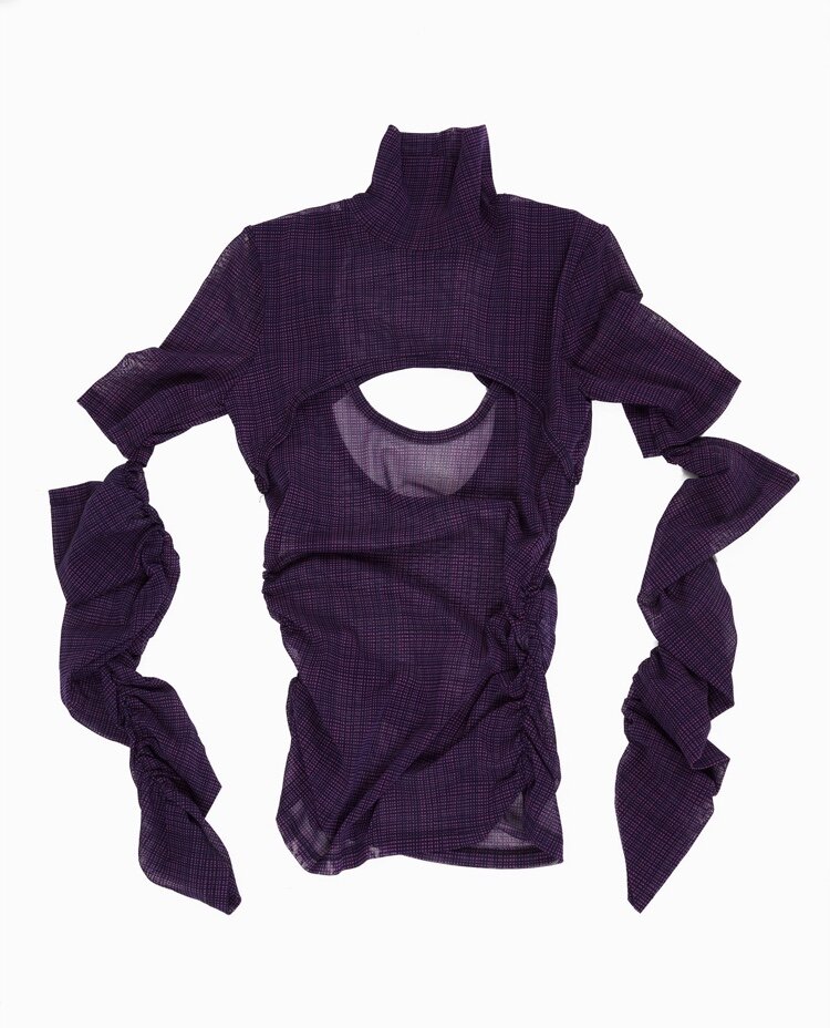 Eckhaus Latta,трикотажный топ,380 евро.
