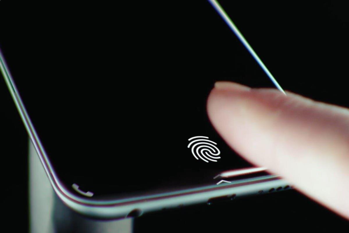 Touch ID внутри экрана 