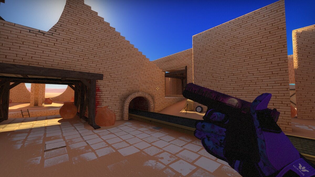 Один из популярный скинов на глок. 