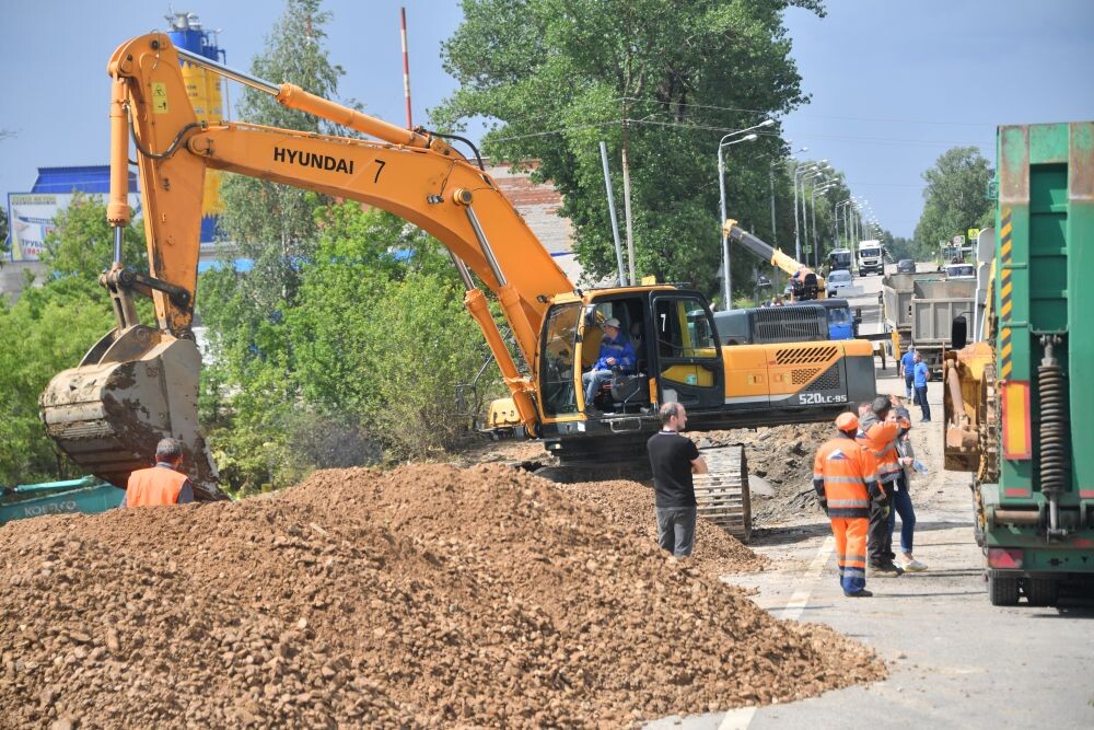 За три недели дорожники заменят основание дороги